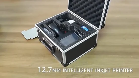 Интеллектуальный портативный портативный струйный принтер Tij шириной 12,7 мм с указанием даты истечения срока годности, кода, количества и номера партии.